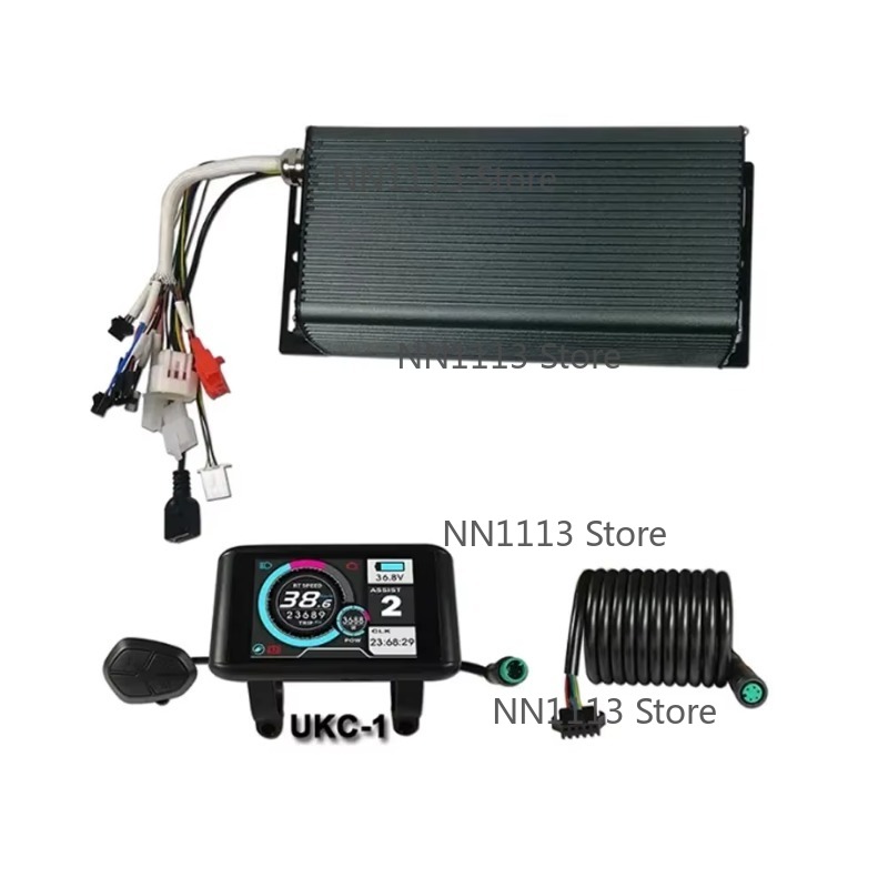 72V 100A Sabvoton Controller - 72V 100A 5000W ホールセンサー正弦波プログラマブル電動自転車SabvotonコントローラーとUKC1ディスプレイ