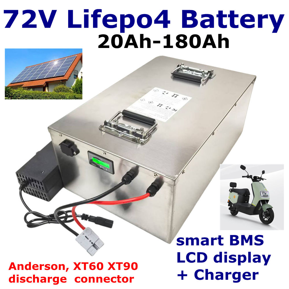 72V 40Ah Lifepo4 Battery Pack - JN-24S BMS 72V 20Ah 40Ah 60Ah