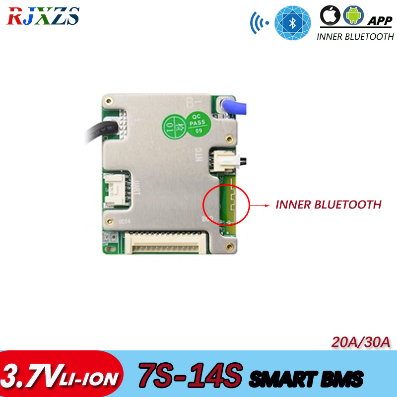 84V 50A Smart Bms Bluetooth - ブルートゥースと互換性のあるスマートバッテリーパック,アプリ,uartソフトウェア,48vバッテリーパック,bms 7s〜14s,30a,40a,50a,nmc,lfp