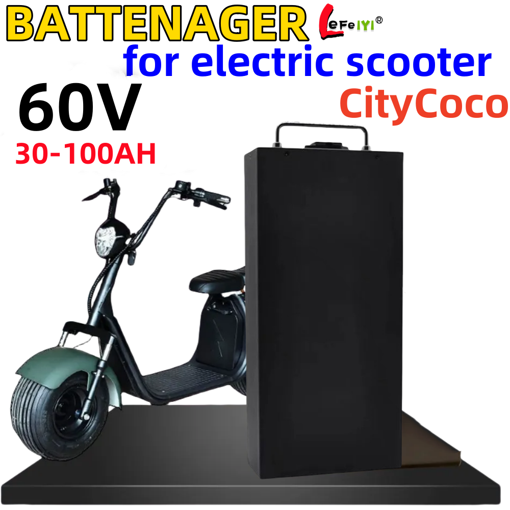 60V 50Ah Electric Scooter Battery - ハーレー Citycoco 60v 100Ah 電動バイク防水 18650