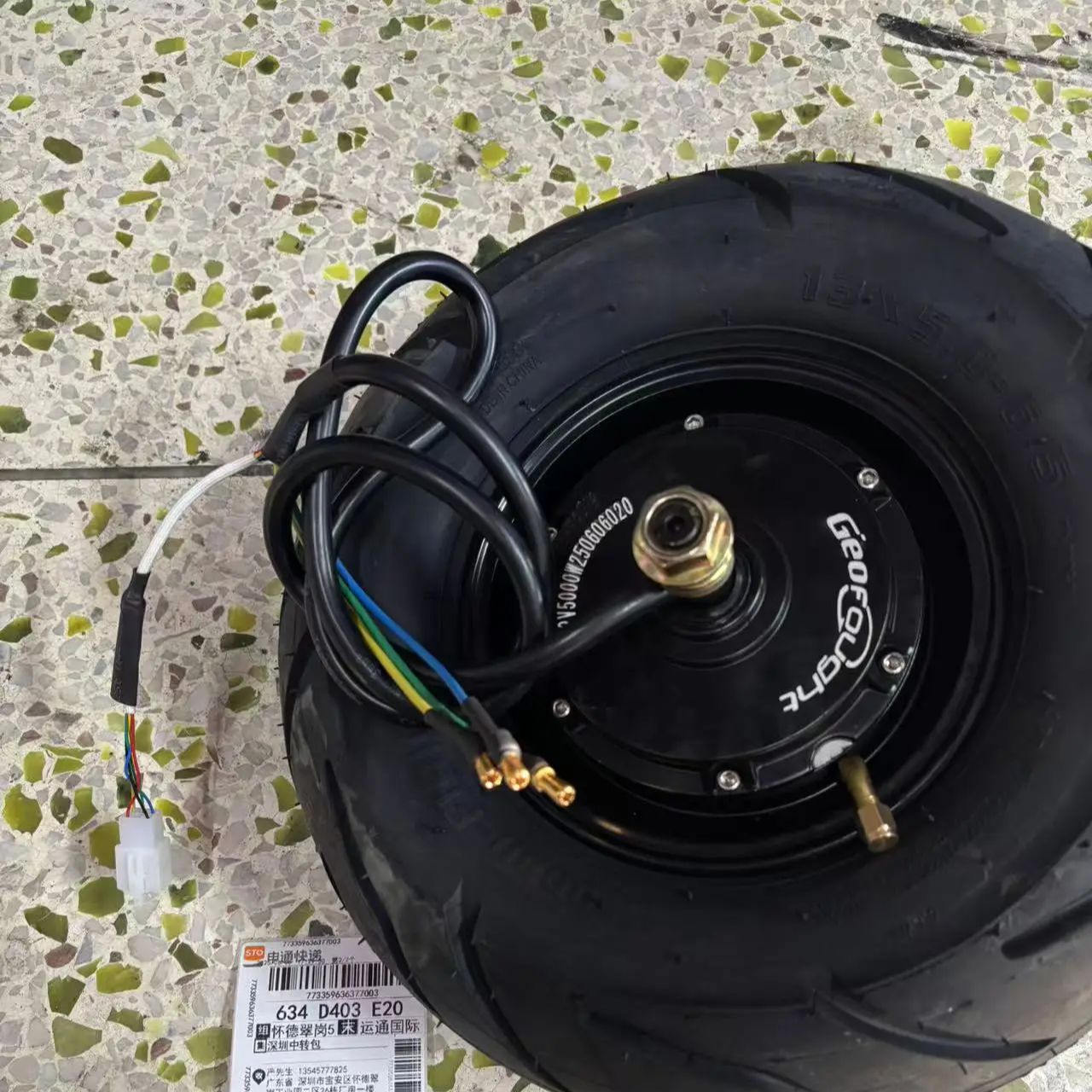13 Inch 72V 5000W Brushless Motor - 60V 72V 4000W 5000W JL電動スクーター ブラシレスハブモーター