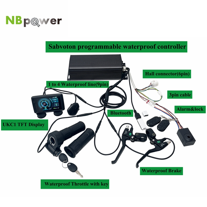 72V 100A Sabvoton Controller - プログラマブルSabvoton SVMC 72V 80A 100A 150A