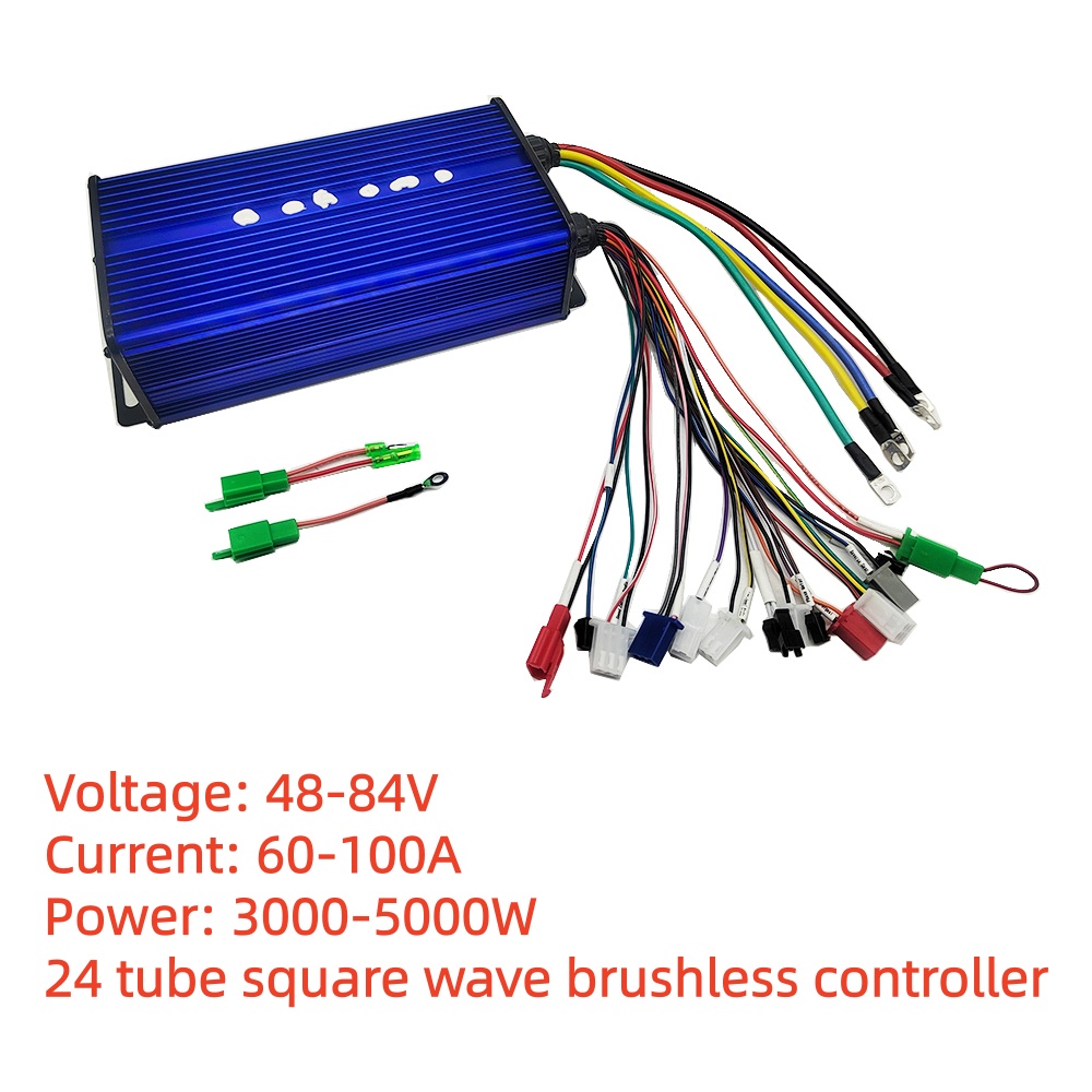 72V 100A Sabvoton Controller - 電気自動車用ブラシレスモーターコントローラー,モーターサイクルアクセサリー,3000w-5000w,48v,60v,64v,72v,84v,100a