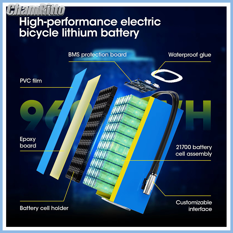 48V 52V電動自転車chamrider 21700バッテ - 72V 50Ah 21700 Lithium Battery のレビューと価格