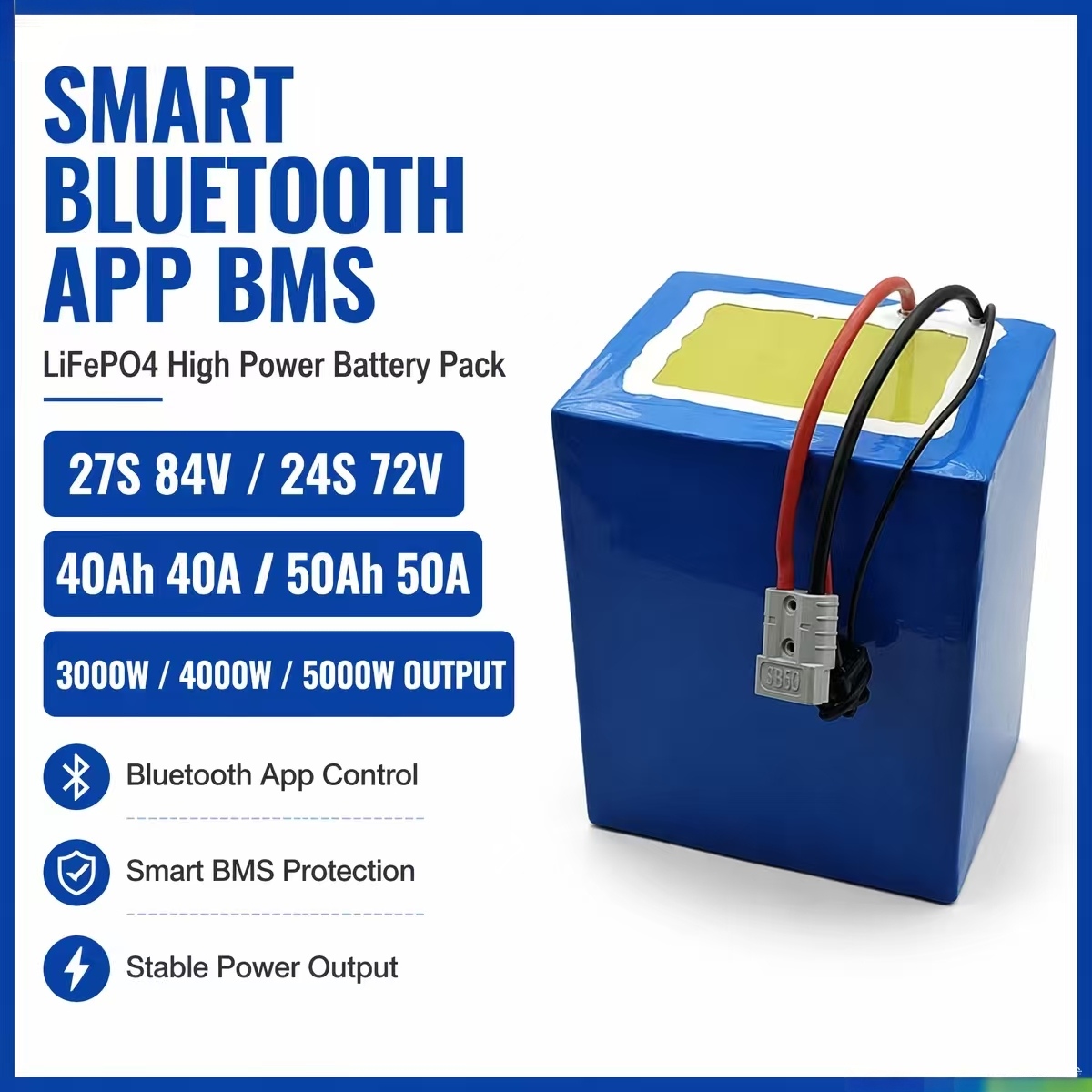 27S 84V 24S 72V 40Ah 40A 50Ah  - 84V 50A Smart Bms Bluetooth のレビューと価格