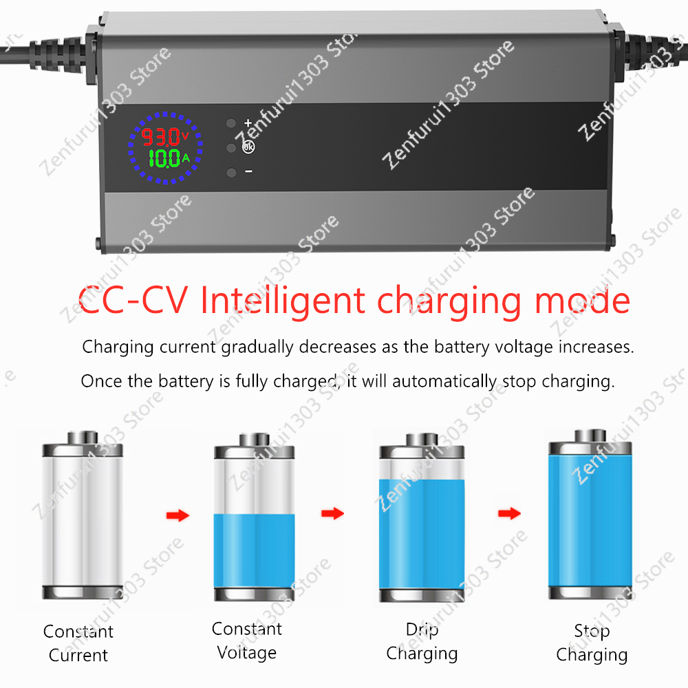15A電流調整可能48V 60V 72V 84V 54.6V - 72V 15A Fast Charger のレビューと価格