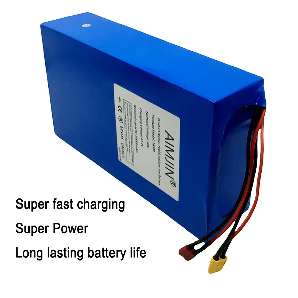 16S8p 1000-3000W 新品リチウムバッテリー 6 - 60V 50Ah Electric Scooter Battery のレビューと価格