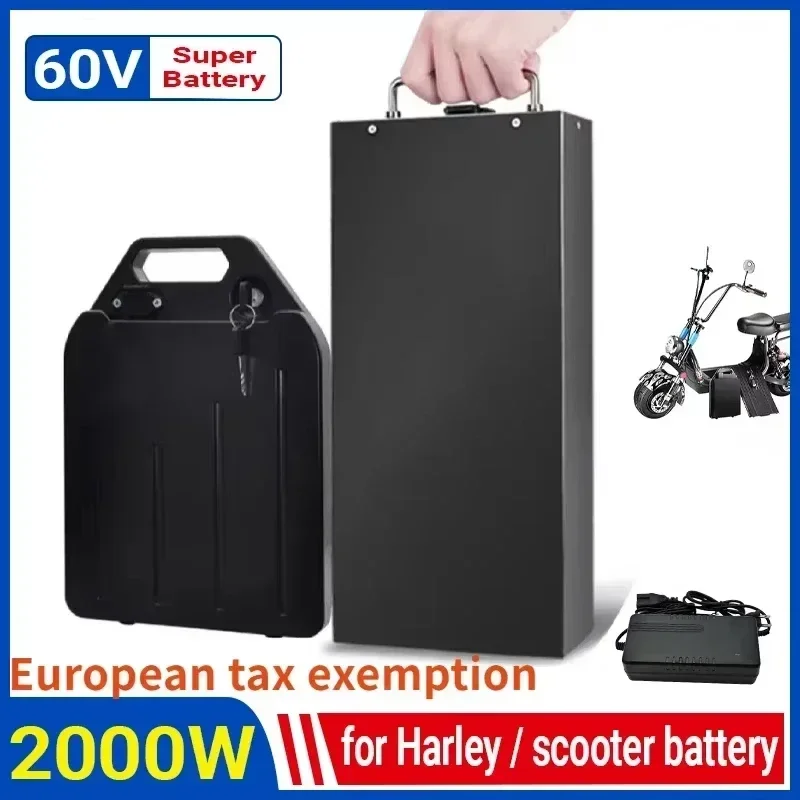 高速交換60Vリチウムバッテリー、安定した電力出力、20Ah - 60V 50Ah Electric Scooter Battery のレビューと価格