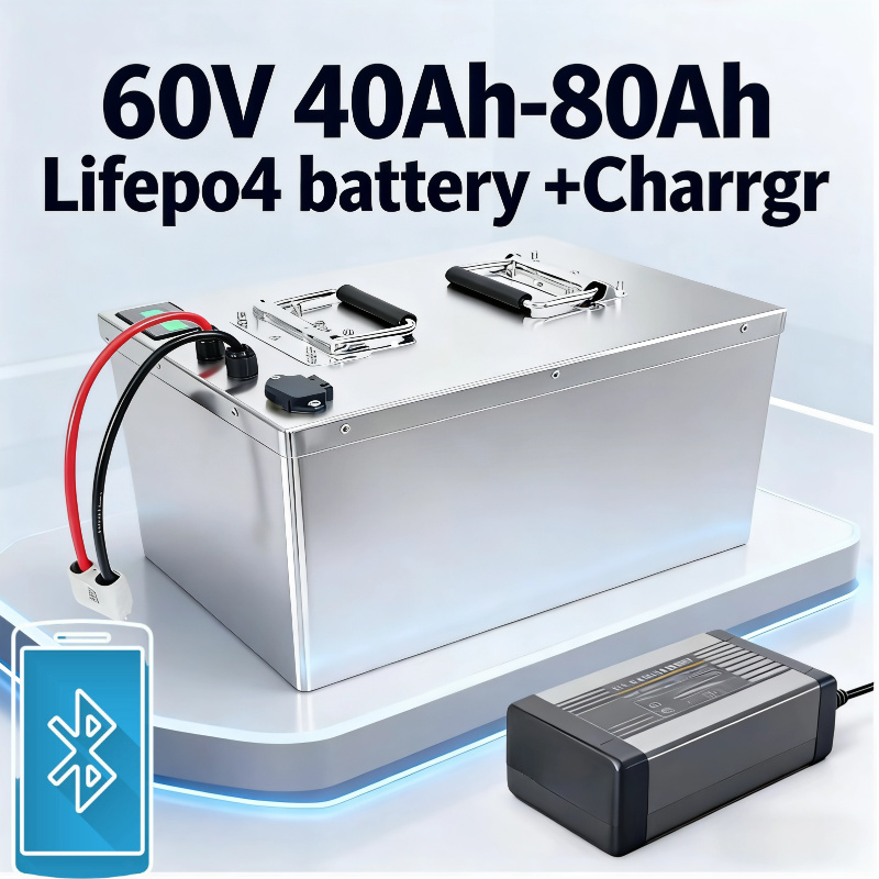 60V LiFePO4バッテリー 40Ah 50Ah 60A - 60V 50Ah Electric Scooter Battery のレビューと価格