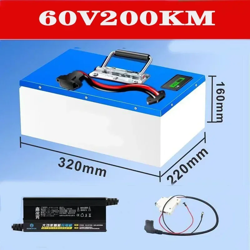 72V 60V 48Vリチウム電池 超大容量 電動スクーター - 60V 50Ah Electric Scooter Battery のレビューと価格
