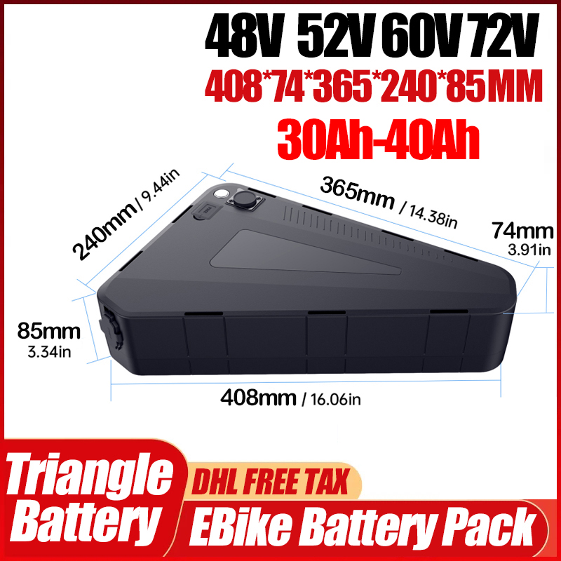 電動自転車 36v 48v 52v cham-rider 三 - 72V 50Ah 21700 Lithium Battery のレビューと価格