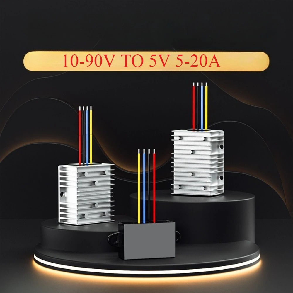 DC 10-90V から 5V へのコンバーター、5ボルトレ - 72V 15A Fast Charger のレビューと価格