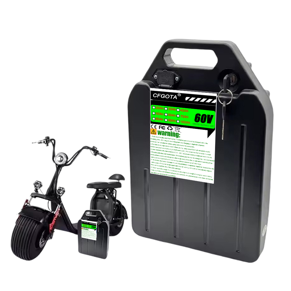 電動車両用リチウムバッテリー 60V 20Ah 50Ah 1 - 60V 50Ah Electric Scooter Battery のレビューと価格
