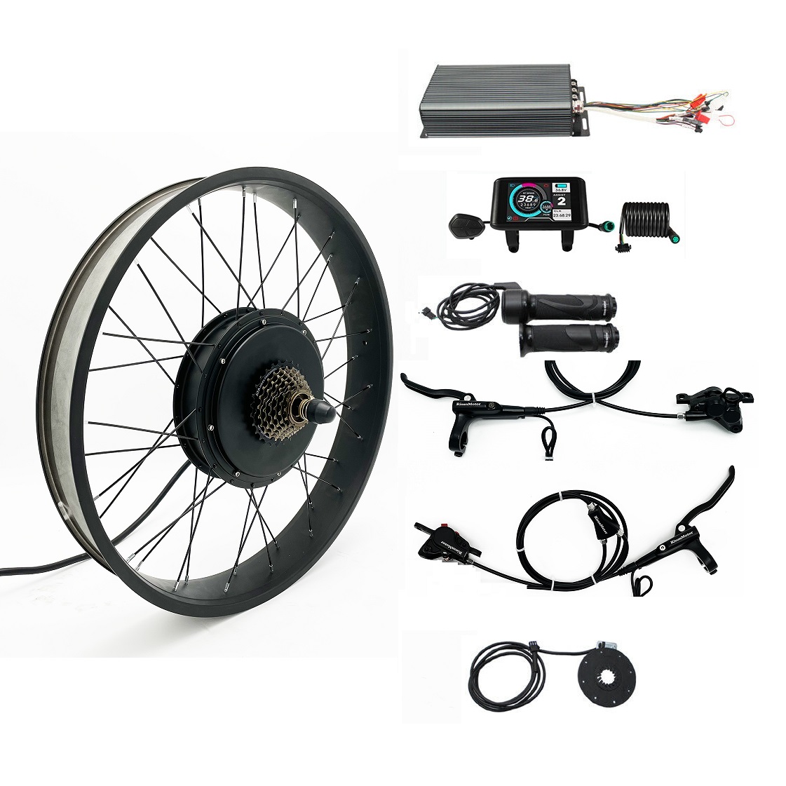 48V-72V 100A 5000W 電動自転車ファットタイ - 72V 100A Sabvoton Controller のレビューと価格