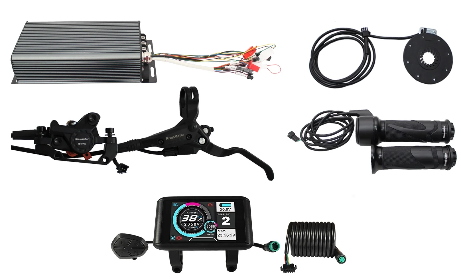 48V-72V 100A 5000W 電動自転車ファットタイ - 72V 100A Sabvoton Controller のレビューと価格