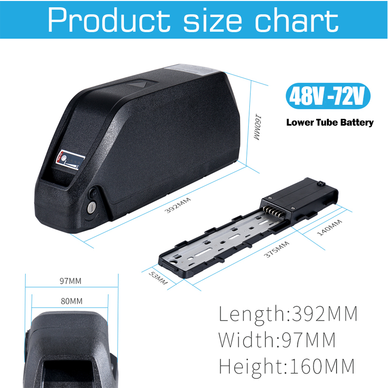 48V 52V 25Ah 30Ah 40Ah 50Ah 60 - 72V 50Ah 21700 Lithium Battery のレビューと価格