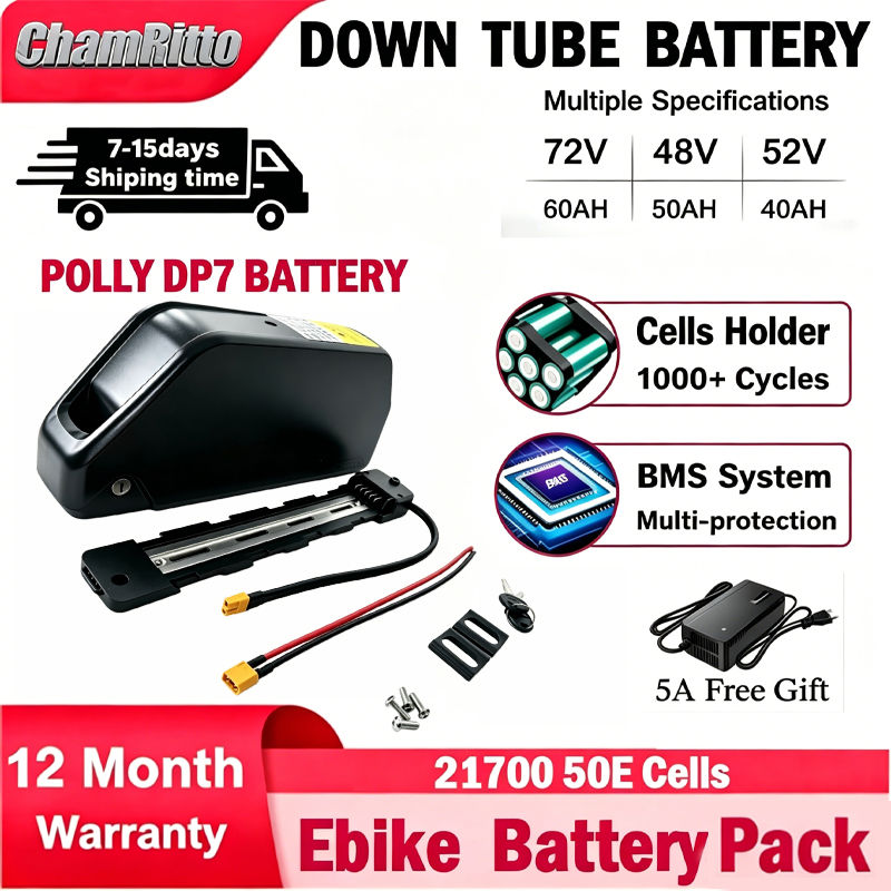 Eバイク Cham-rider 36V 48V 52V 30 - 72V 50Ah 21700 Lithium Battery のレビューと価格