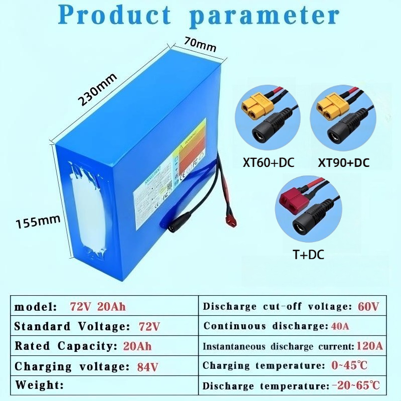 21700 72V リチウムバッテリーパック 20S4P 2 - 72V 40Ah Lifepo4 Battery Pack のレビューと価格