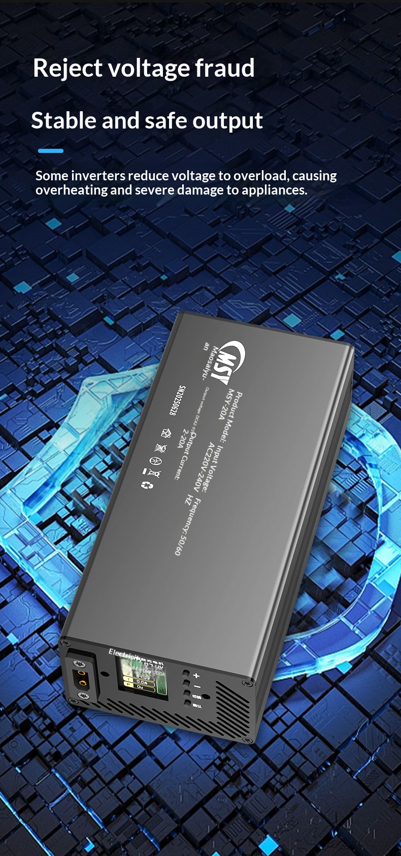 10-93V 2-30A 調整可能な充電器 50.4V 87 - 84V 20A Smart Charger のレビューと価格