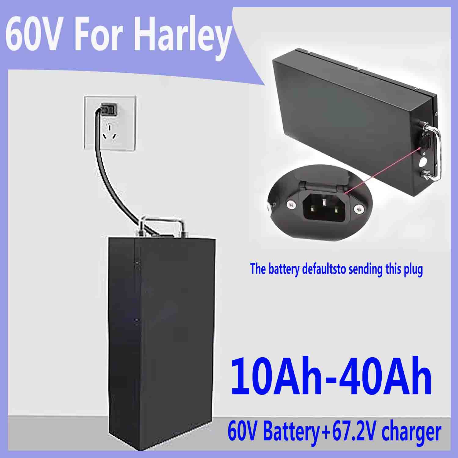 ハーレーバッテリー用 60V 20AH -40AH リチウム - 60V 50Ah Electric Scooter Battery のレビューと価格